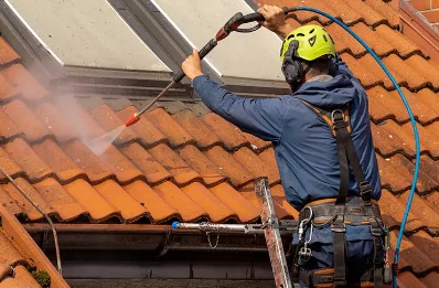 Démoussage et hydrofuge de toiture à Rieulay